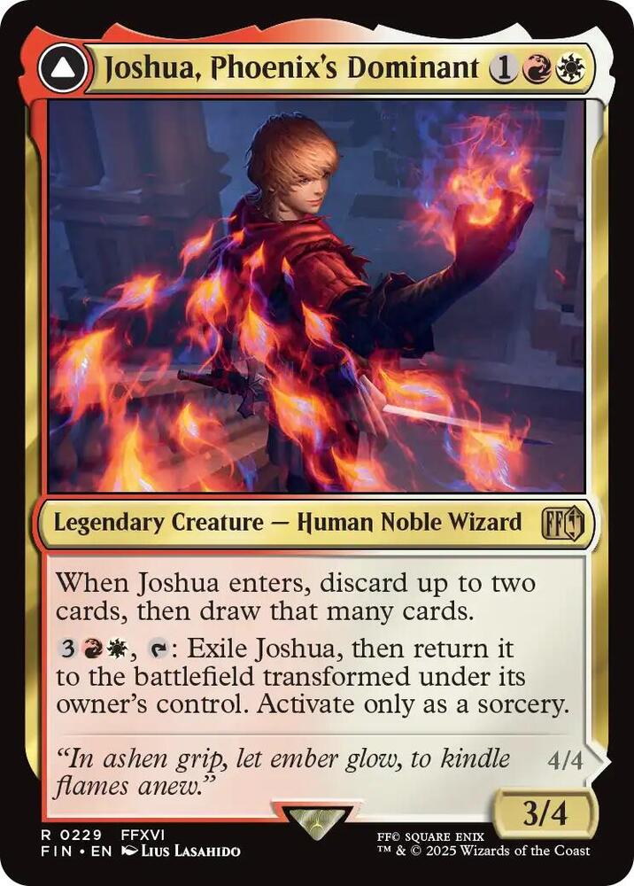 Joshua, Phoenix's Dominant // Phoenix, Warden of Fire - 229 - rare