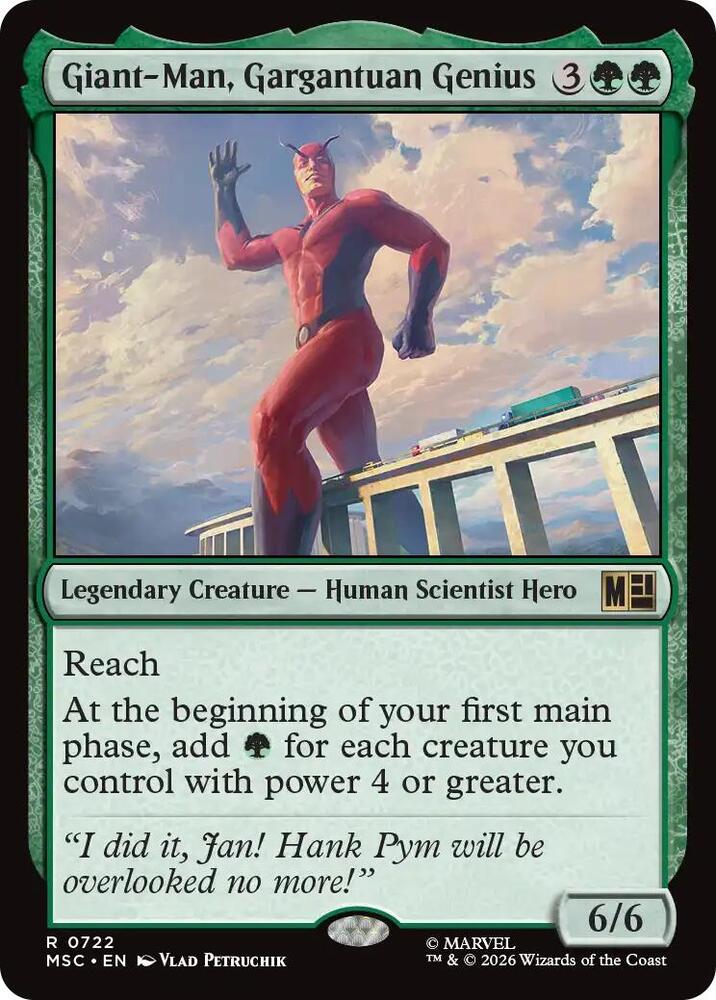 Giant-Man, Gargantuan Genius - 722 - rare