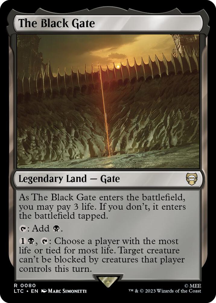 The Black Gate - 80 - rare