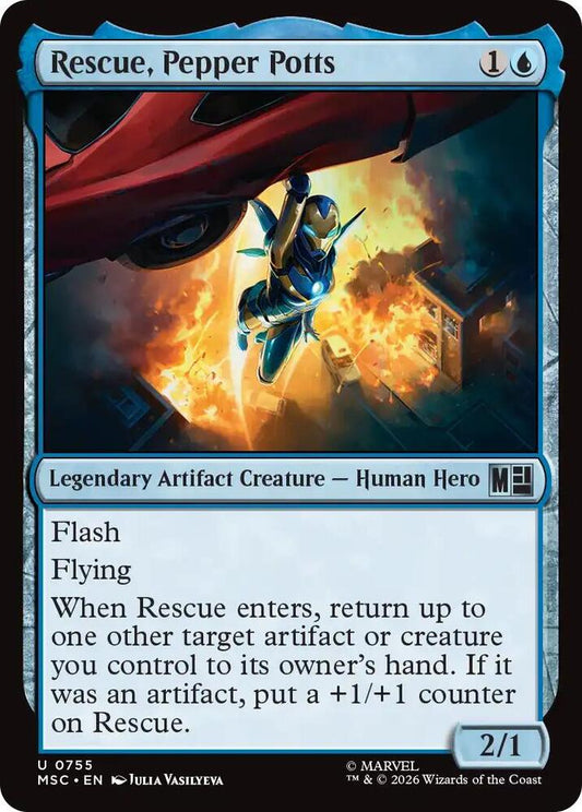 Rescue, Pepper Potts - 755 - uncommon