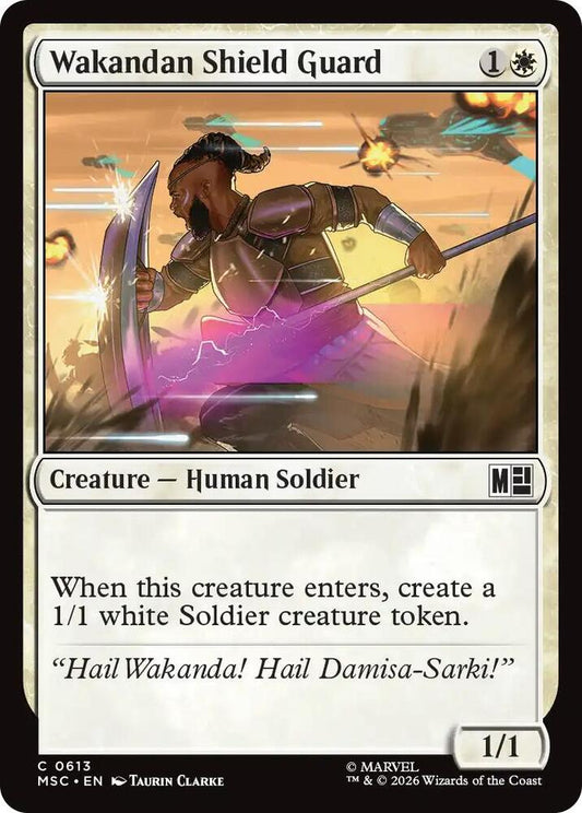 Wakandan Shield Guard - 613 - common