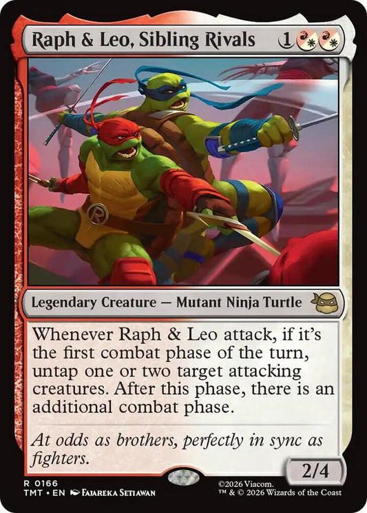 Raph & Leo, Sibling Rivals - 166 - rare