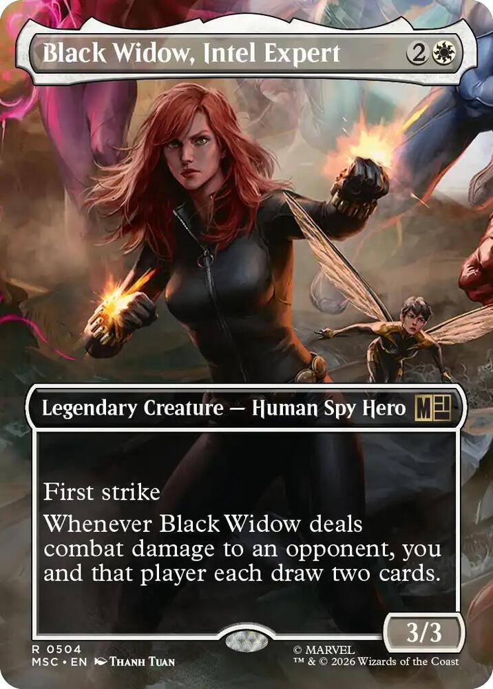 Black Widow, Intel Expert - 504 - rare