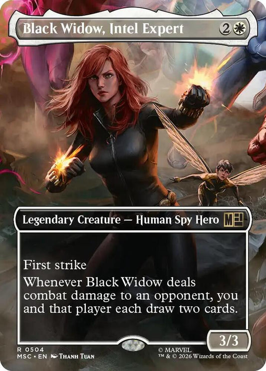 Black Widow, Intel Expert - 504 - rare
