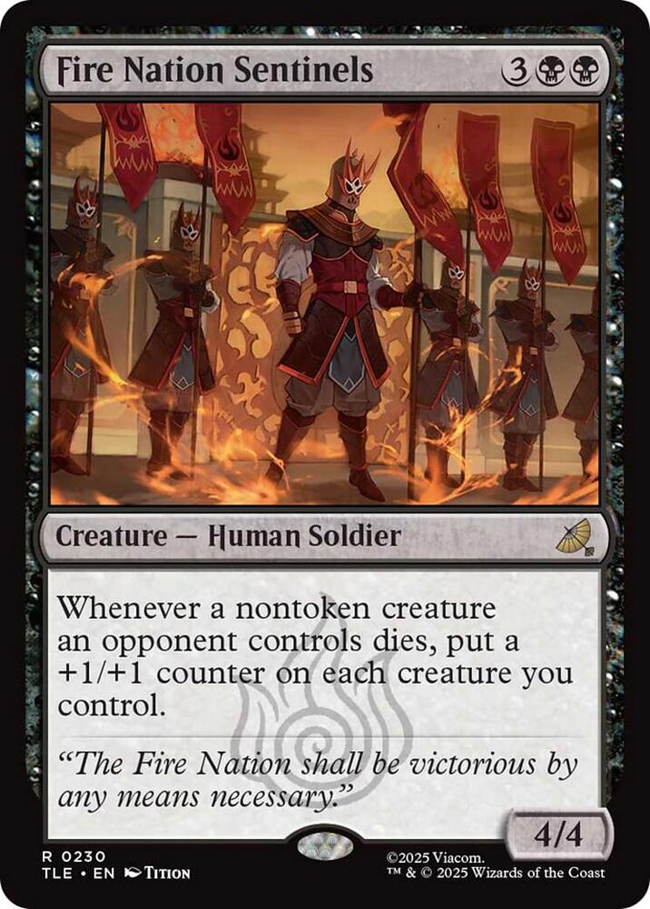 Fire Nation Sentinels - 230 - rare