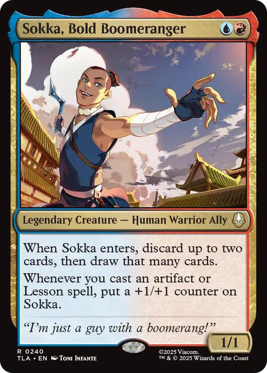 Sokka, Bold Boomeranger - 240 - rare