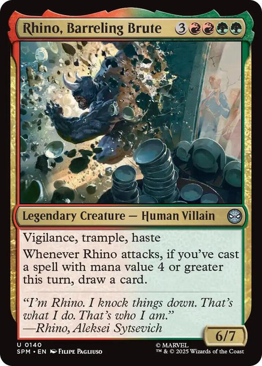Rhino, Barreling Brute - 140 - uncommon
