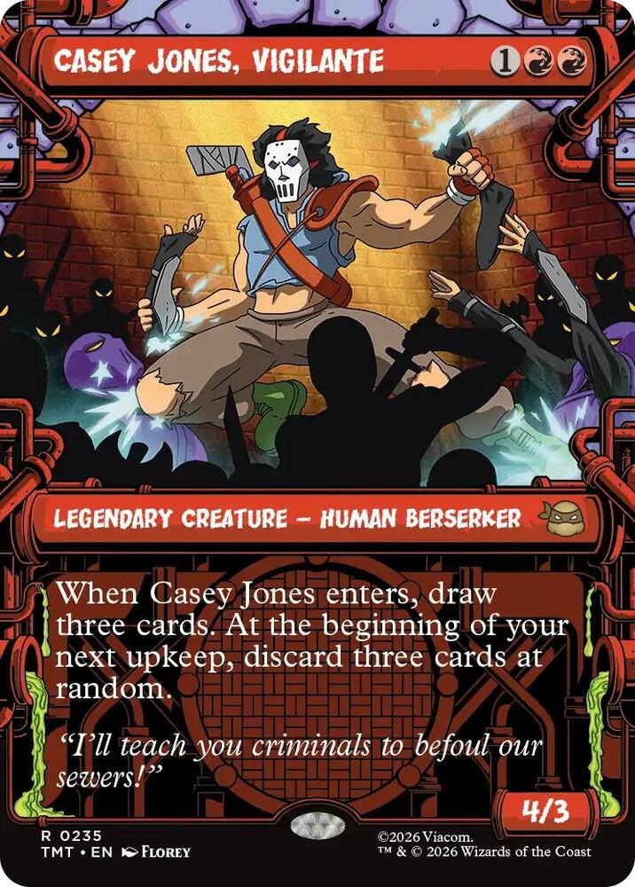 Casey Jones, Vigilante - 235 - rare