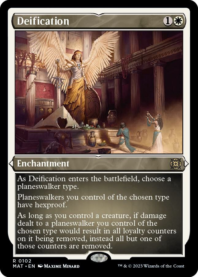 Deification - 102 - Etched rare