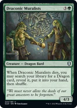 Draconic Muralists - 224 - uncommon