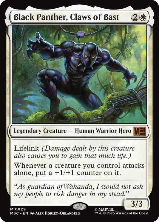 Black Panther, Claws of Bast - 829 - mythic