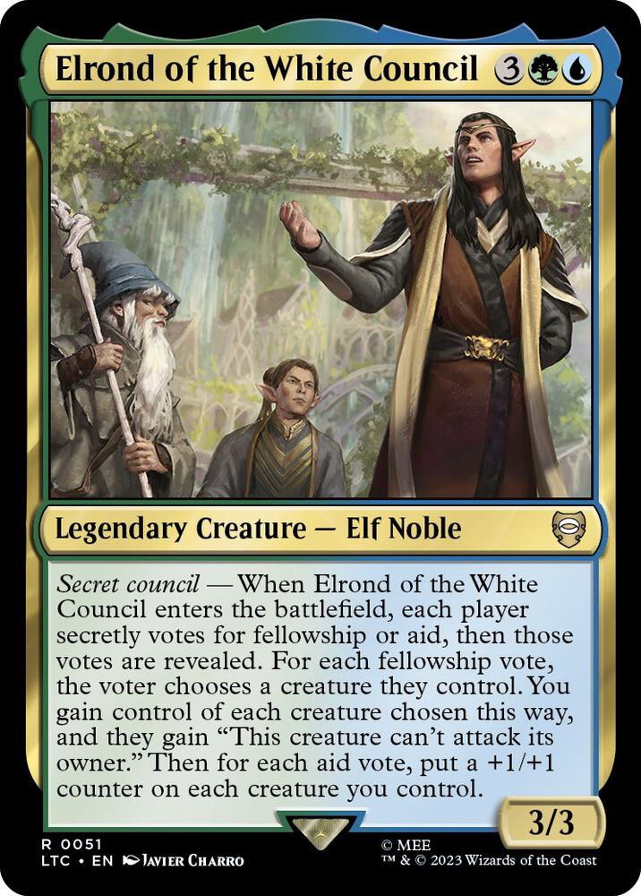 Elrond of the White Council - 51 - rare