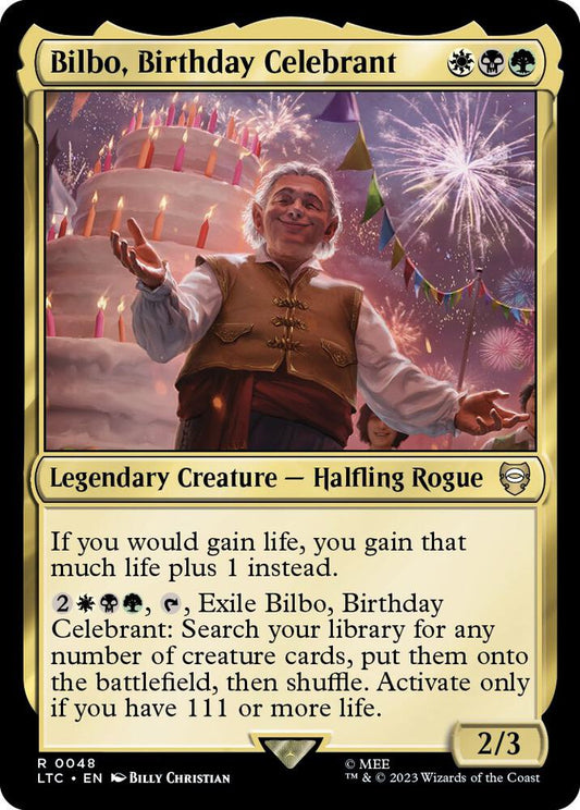 Bilbo, Birthday Celebrant - 48 - rare