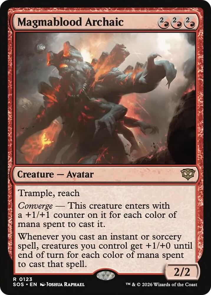 Magmablood Archaic - 123 - rare