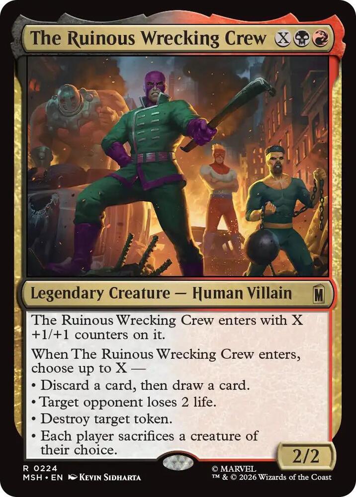The Ruinous Wrecking Crew - 224 - rare