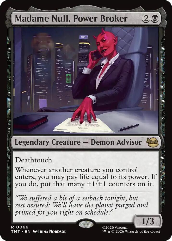 Madame Null, Power Broker - 66 - rare