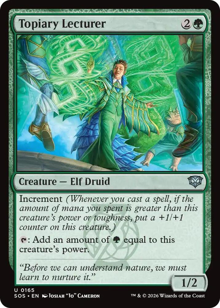 Topiary Lecturer - 165 - uncommon