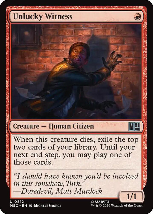 Unlucky Witness - 812 - uncommon