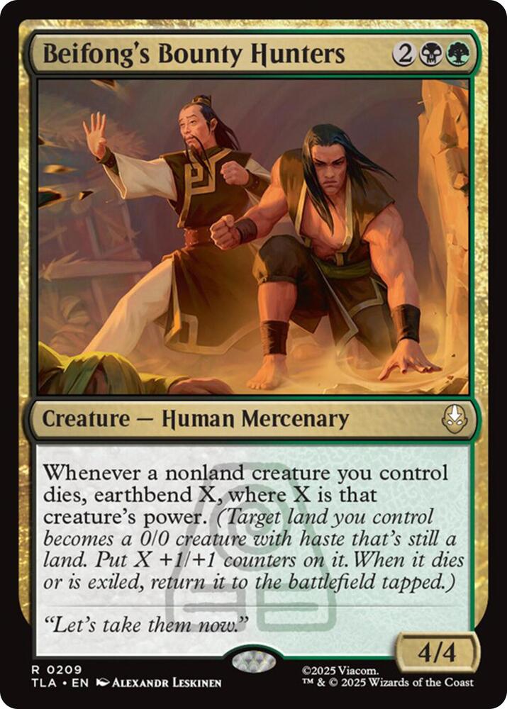 Beifong's Bounty Hunters - 209 - rare