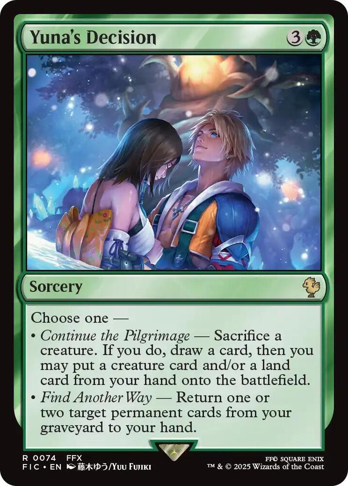 Yuna's Decision - 74 - rare