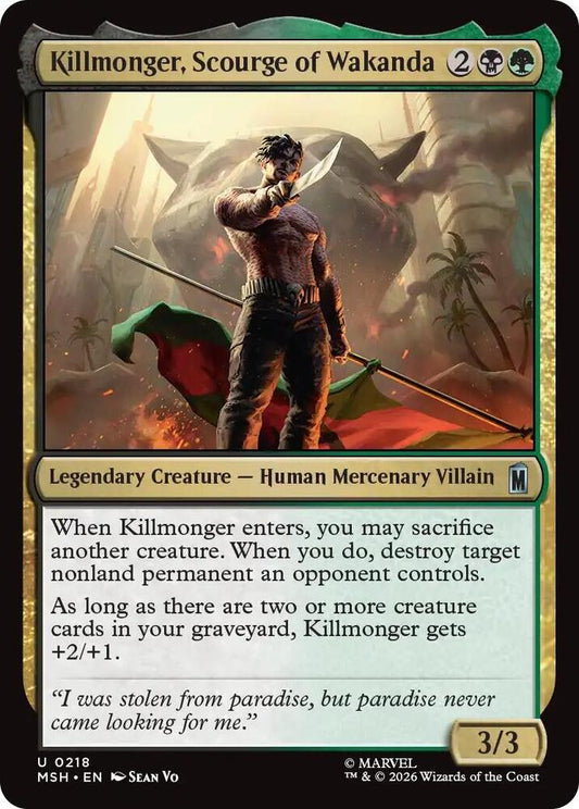 Killmonger, Scourge of Wakanda - 218 - uncommon