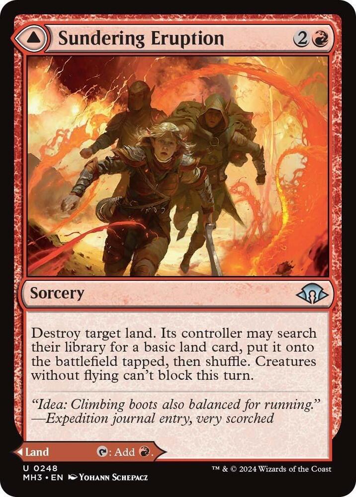 Sundering Eruption // Volcanic Fissure - 248 - uncommon