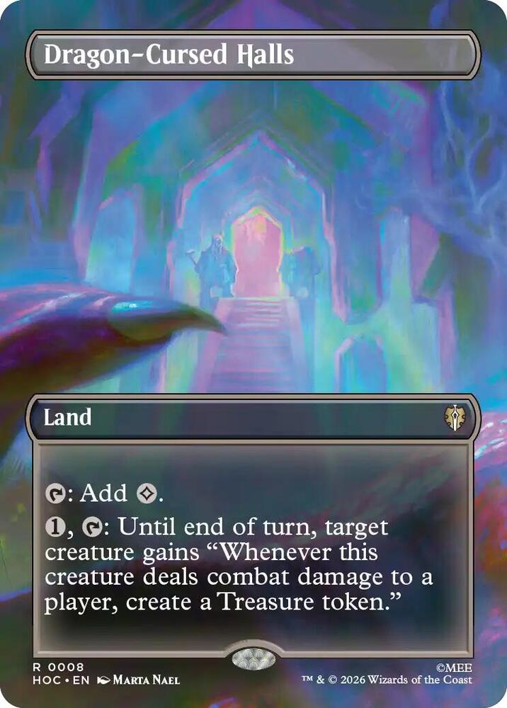 Dragon-Cursed Halls - 8 - rare