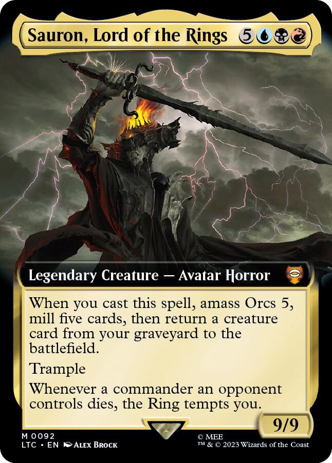 Sauron, Lord of the Rings - 92 - mythic
