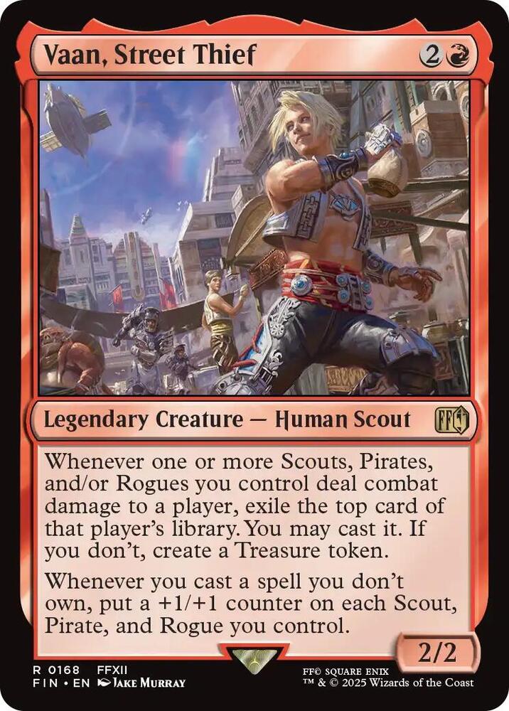 Vaan, Street Thief - 168 - rare