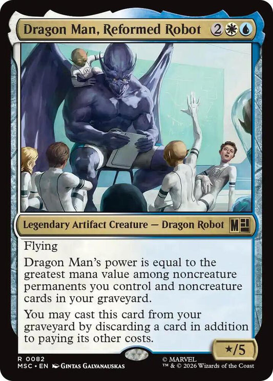 Dragon Man, Reformed Robot - 82 - rare