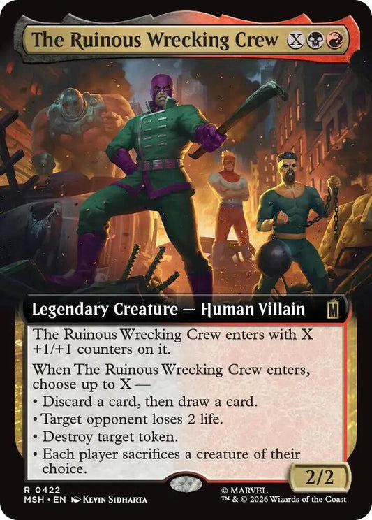 The Ruinous Wrecking Crew - 422 - rare
