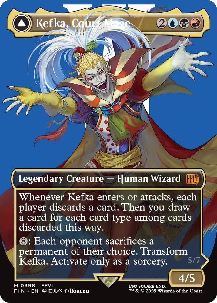 Kefka, Court Mage // Kefka, Ruler of Ruin - 398 - mythic