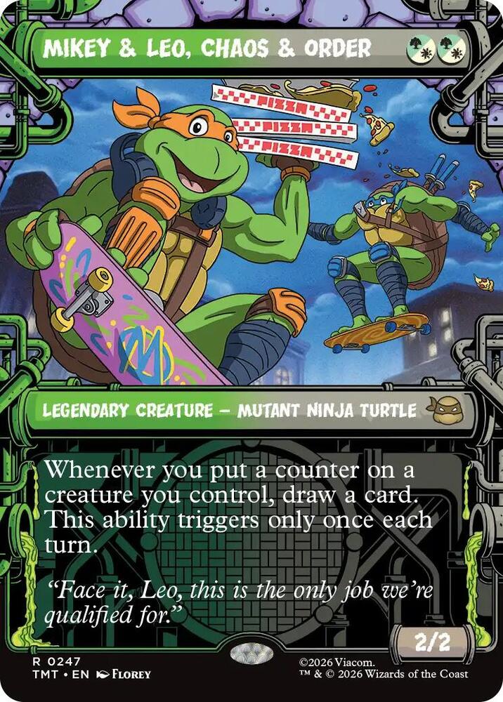 Mikey & Leo, Chaos & Order - 247 - rare