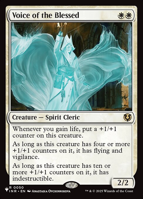 Voice of the Blessed - INR-50 - rare