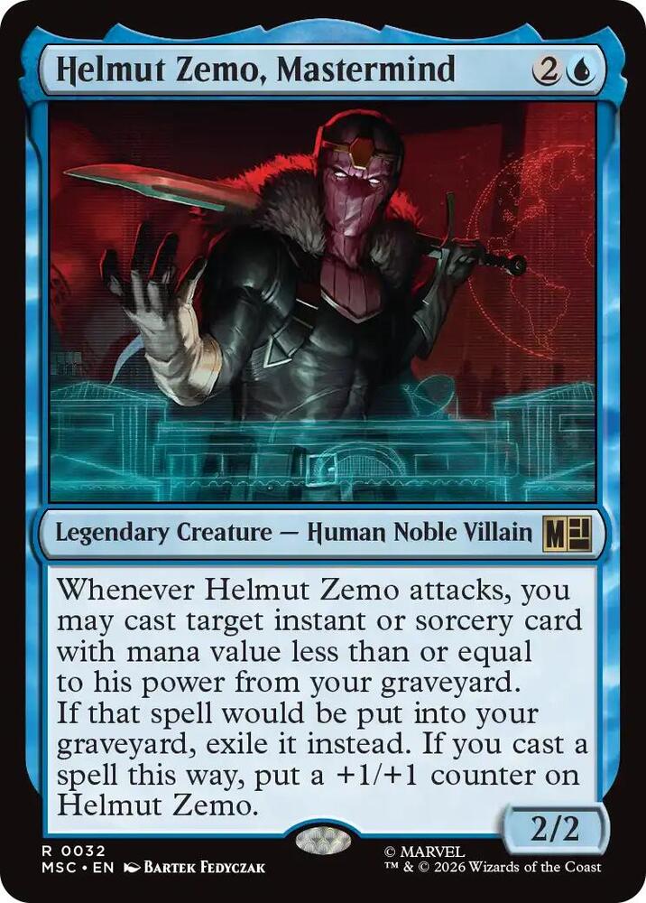 Helmut Zemo, Mastermind - 32 - rare
