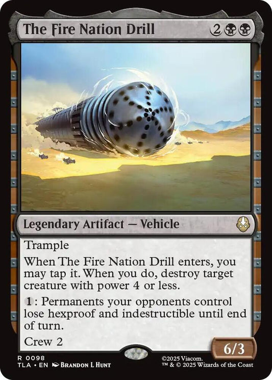 The Fire Nation Drill - 98 - rare