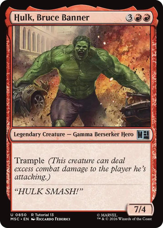 Hulk, Bruce Banner - 850 - uncommon