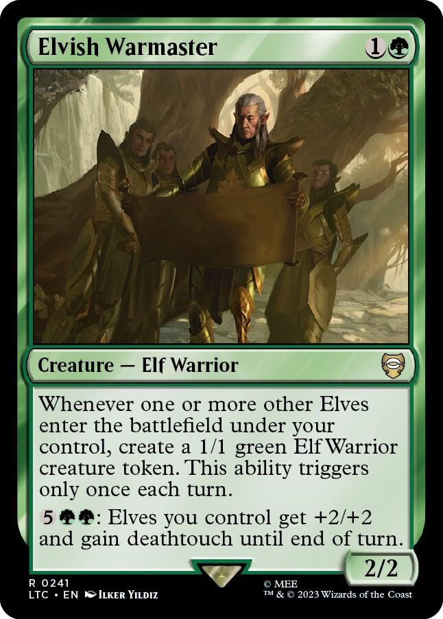Elvish Warmaster - 241 - rare
