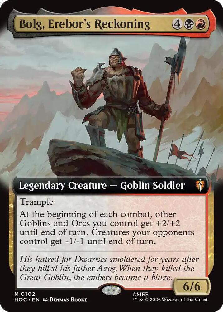 Bolg, Erebor's Reckoning - 102 - mythic