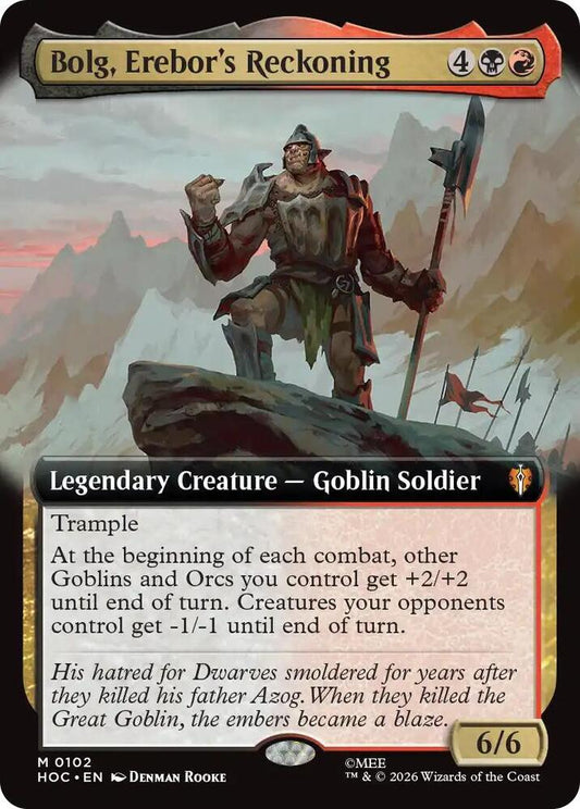 Bolg, Erebor's Reckoning - 102 - mythic