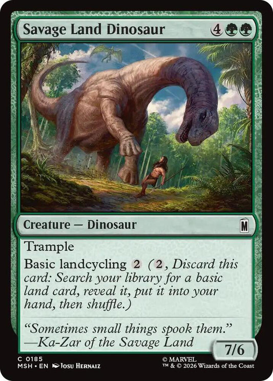 Savage Land Dinosaur - 185 - common