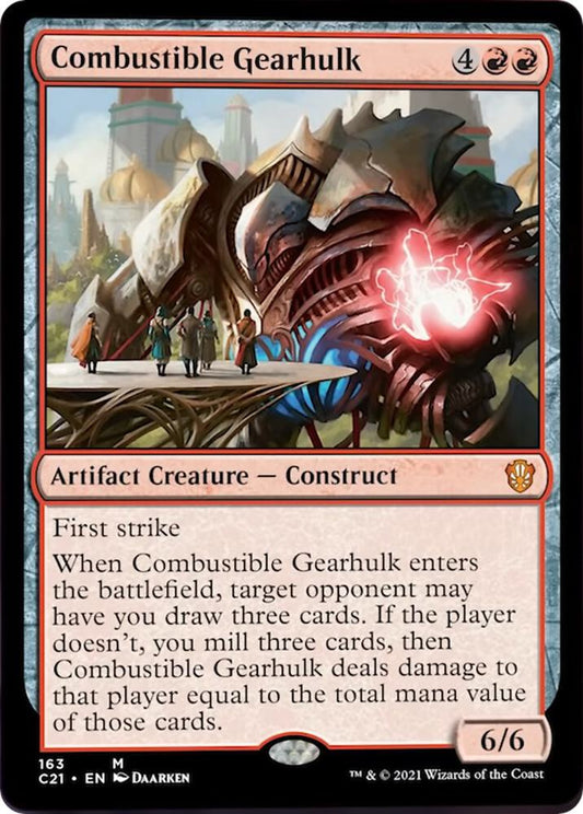 Combustible Gearhulk - 163 - mythic
