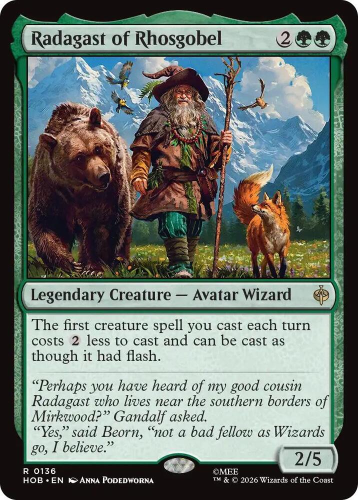 Radagast of Rhosgobel - 136 - rare