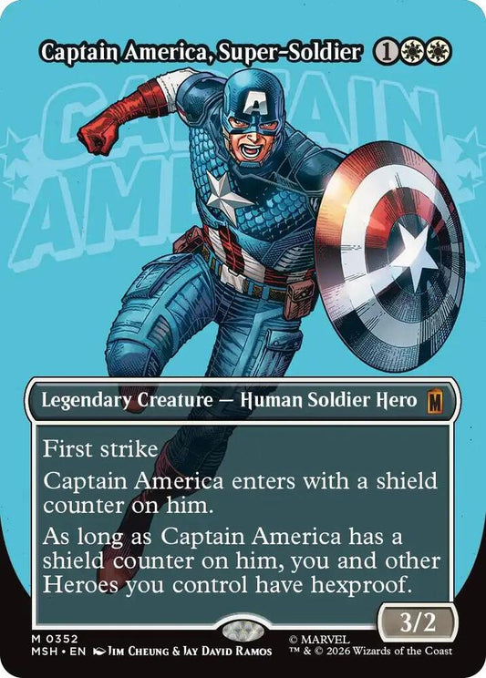 Captain America, Super-Soldier - 352 - mythic
