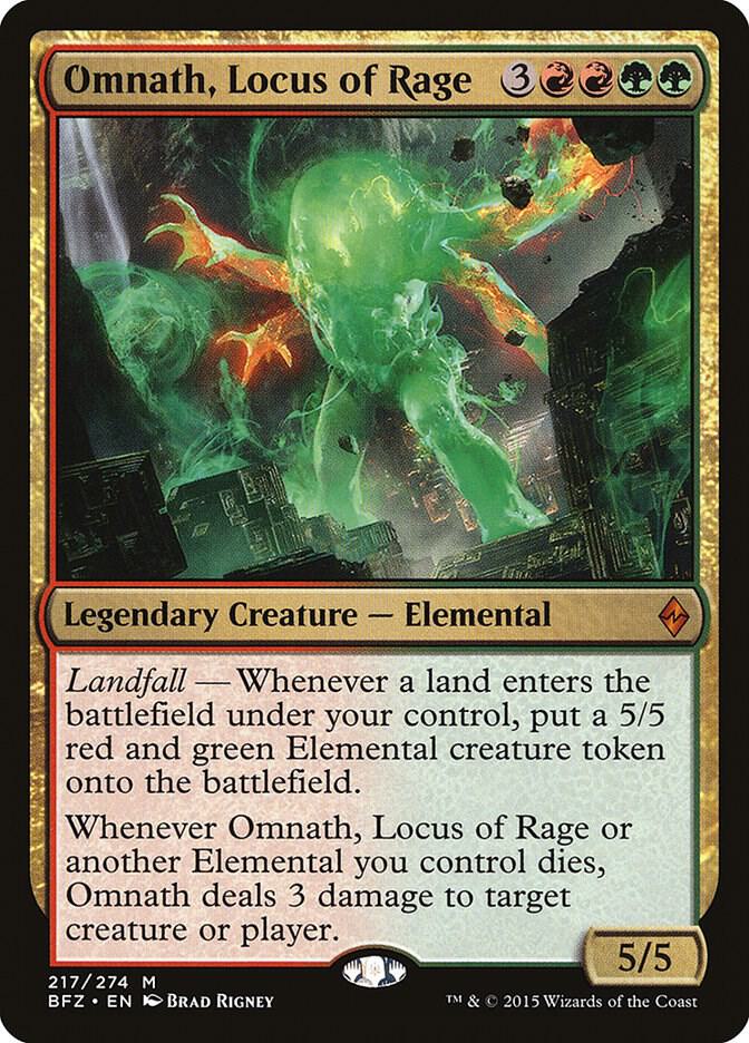 Omnath, Locus of Rage - 217 - mythic