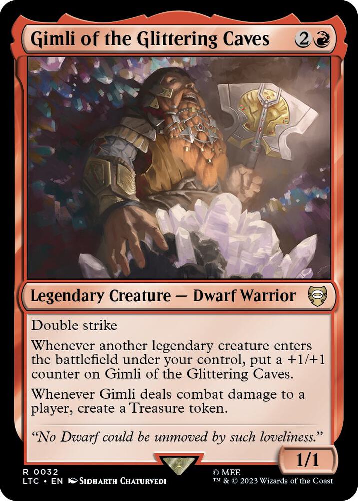 Gimli of the Glittering Caves - 32 - rare