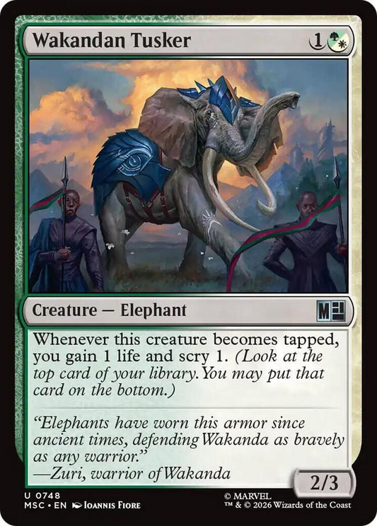 Wakandan Tusker - 748 - uncommon