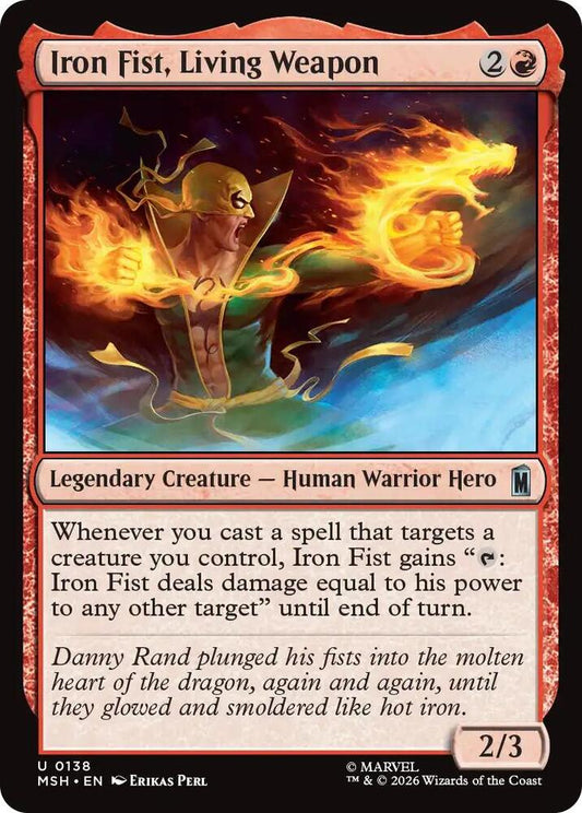 Iron Fist, Living Weapon - 138 - uncommon