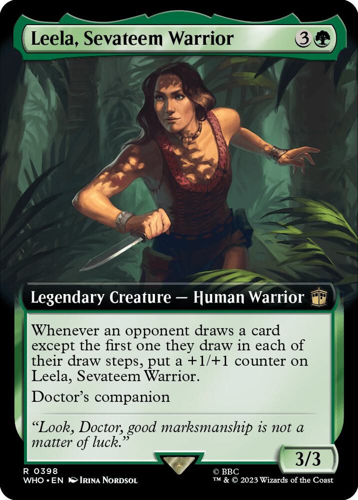 Leela, Sevateem Warrior - 398 - rare