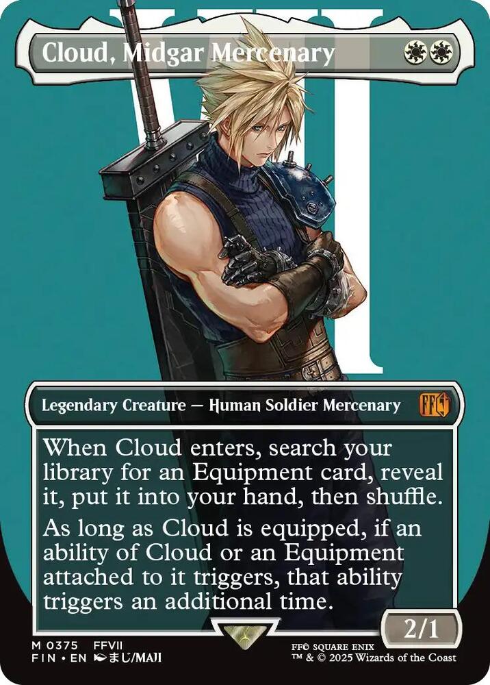 Cloud, Midgar Mercenary - 375 - mythic